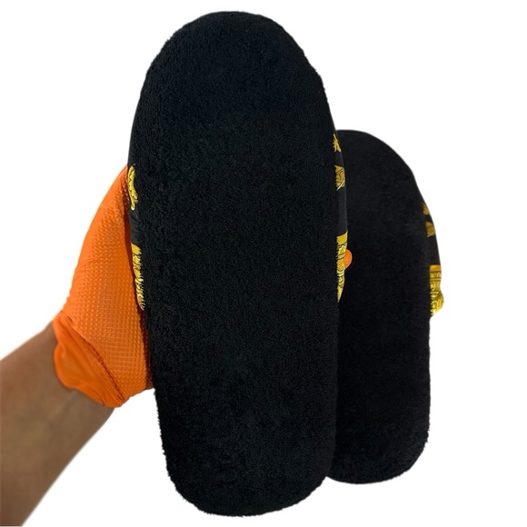 Authentic Italian Versace Black Slippers Gold Medusa I ♡ BAROQUE Luxury Designer - Picture 7 of 10